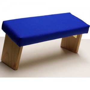 meditation bench blue